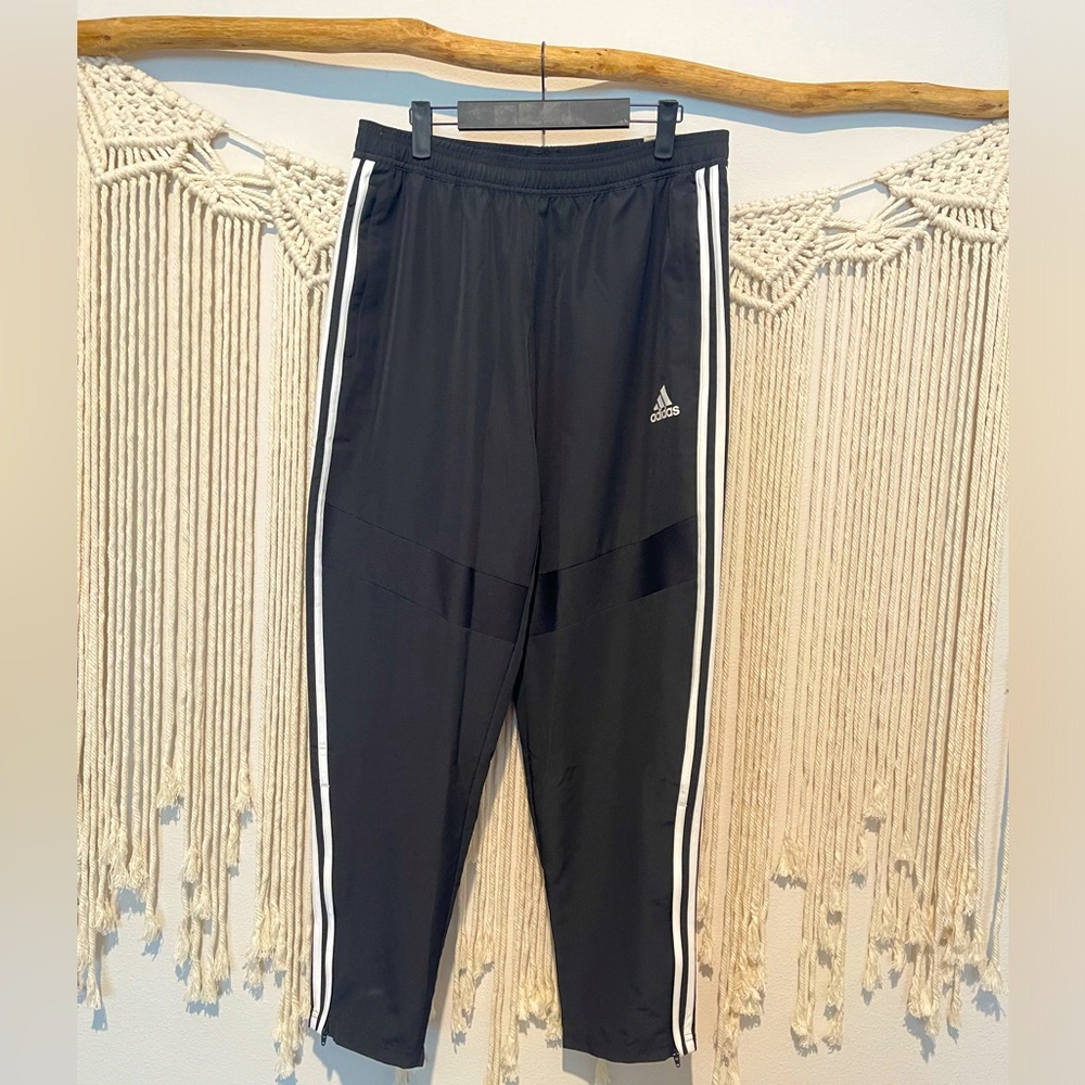 NWT Adidas Tapered Fit Football Soccer Woven Pants Sx L UNISEX